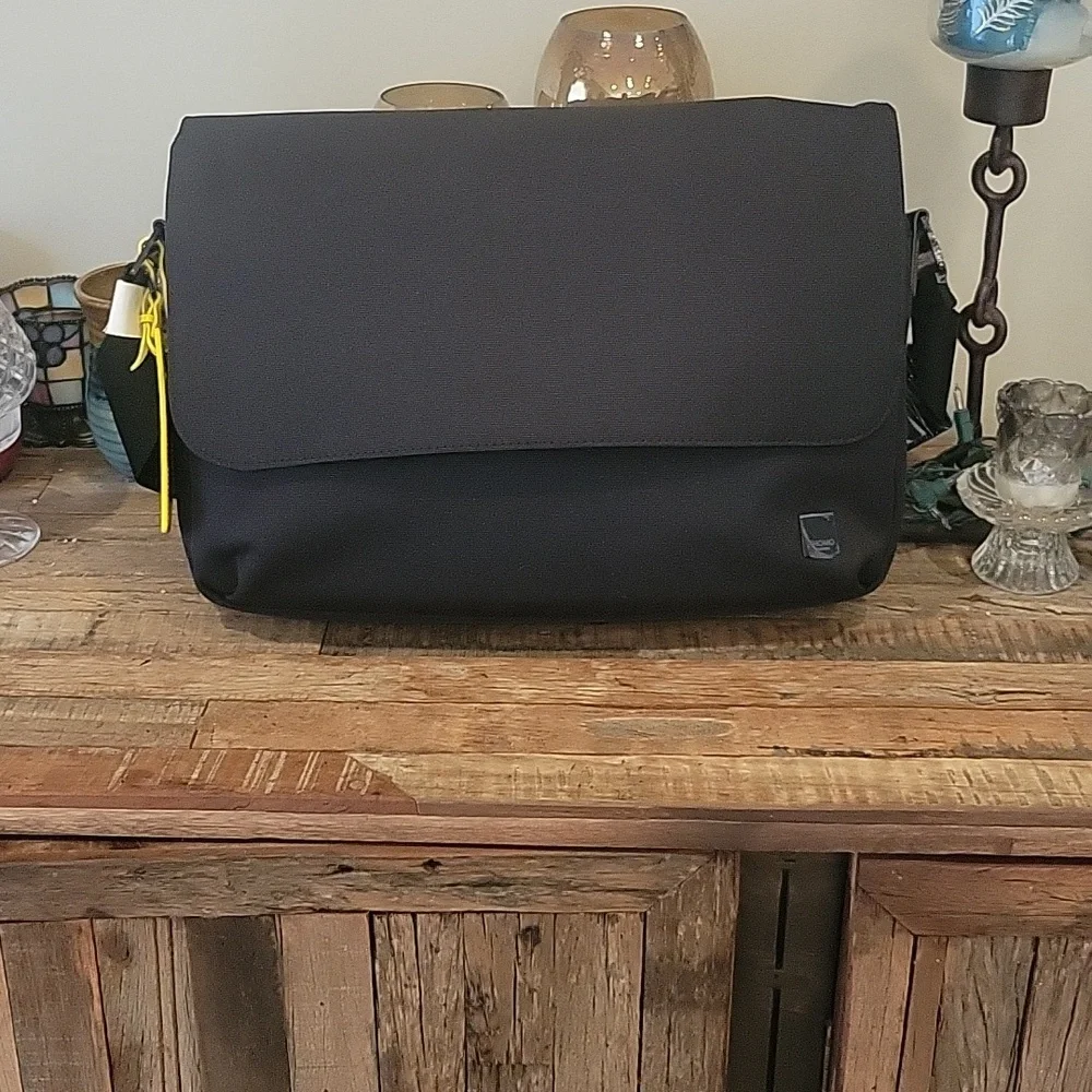 Knomo London Brampton Fabric Laptop Messenger Bag